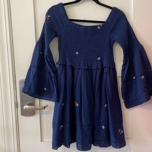 Smocked free people dress